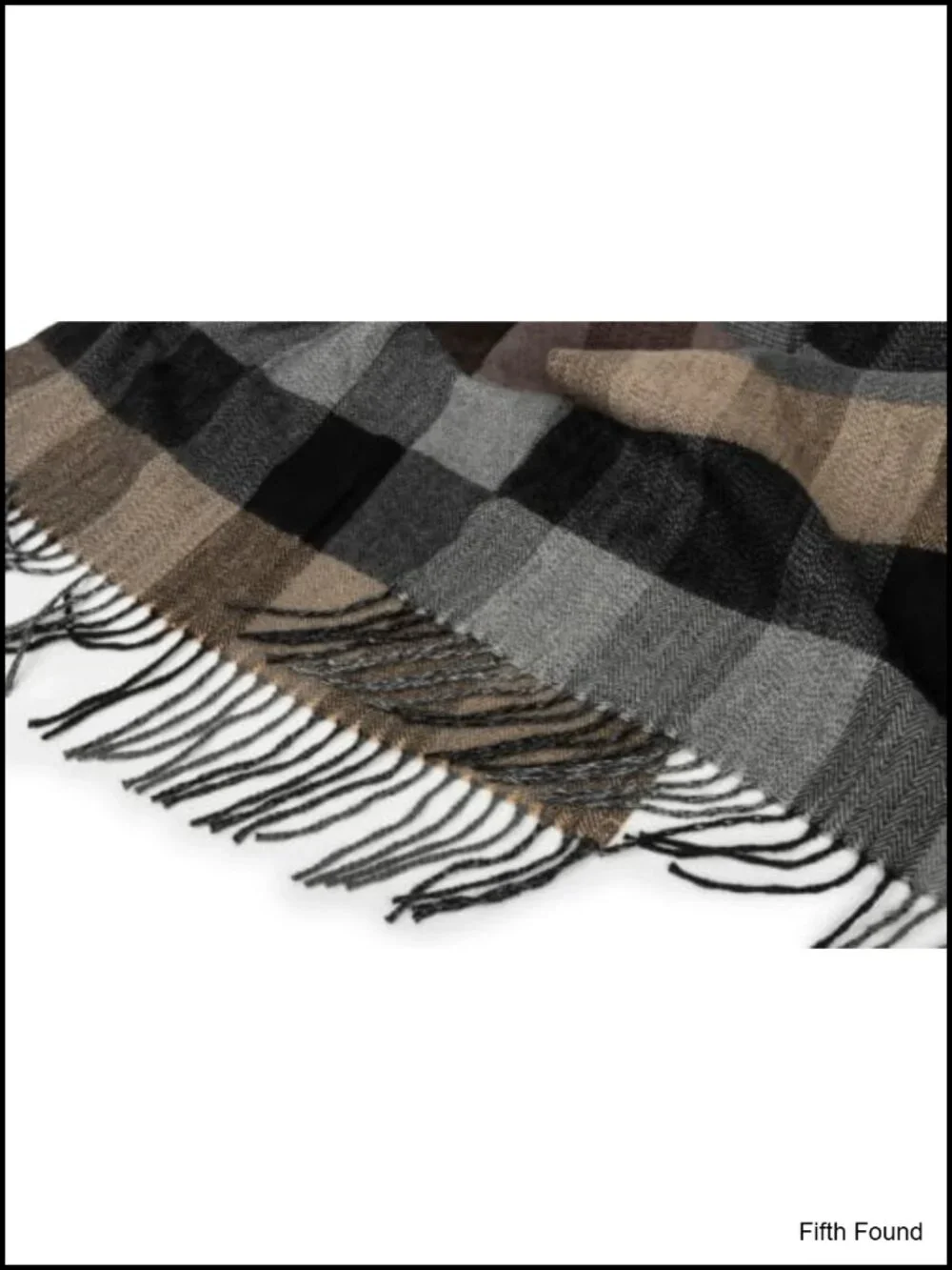 Oversized Tartan Plaid Shawl Wrap Winter Warm Blanket Scarf